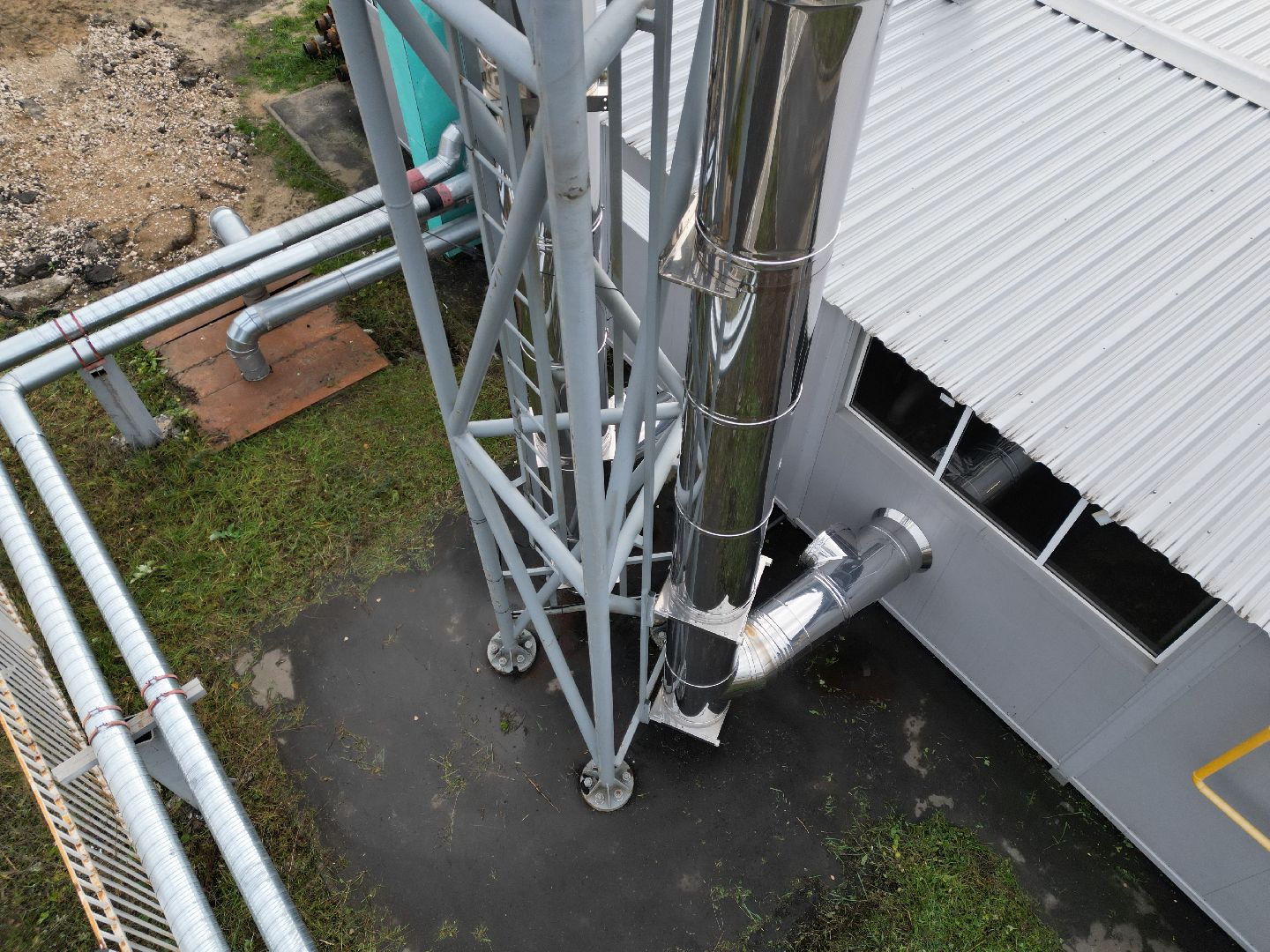 котельная, видео с коптера, ногинск, строительство,