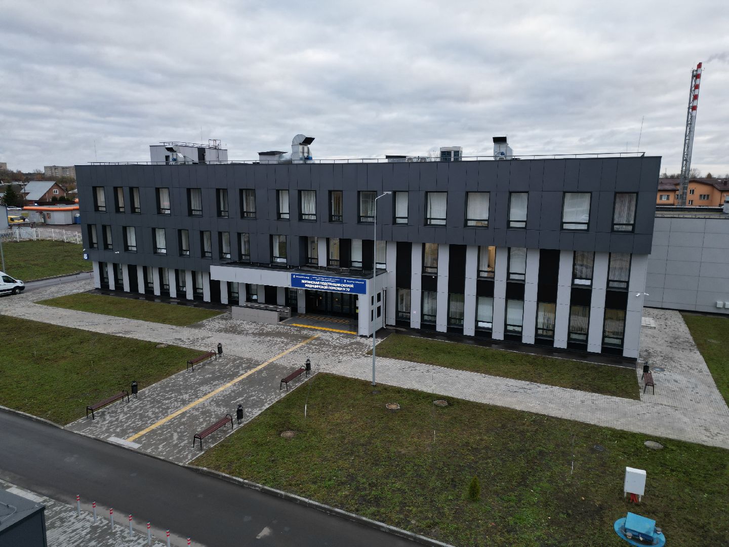 видео с коптера, медицина, строительство, ногинск,