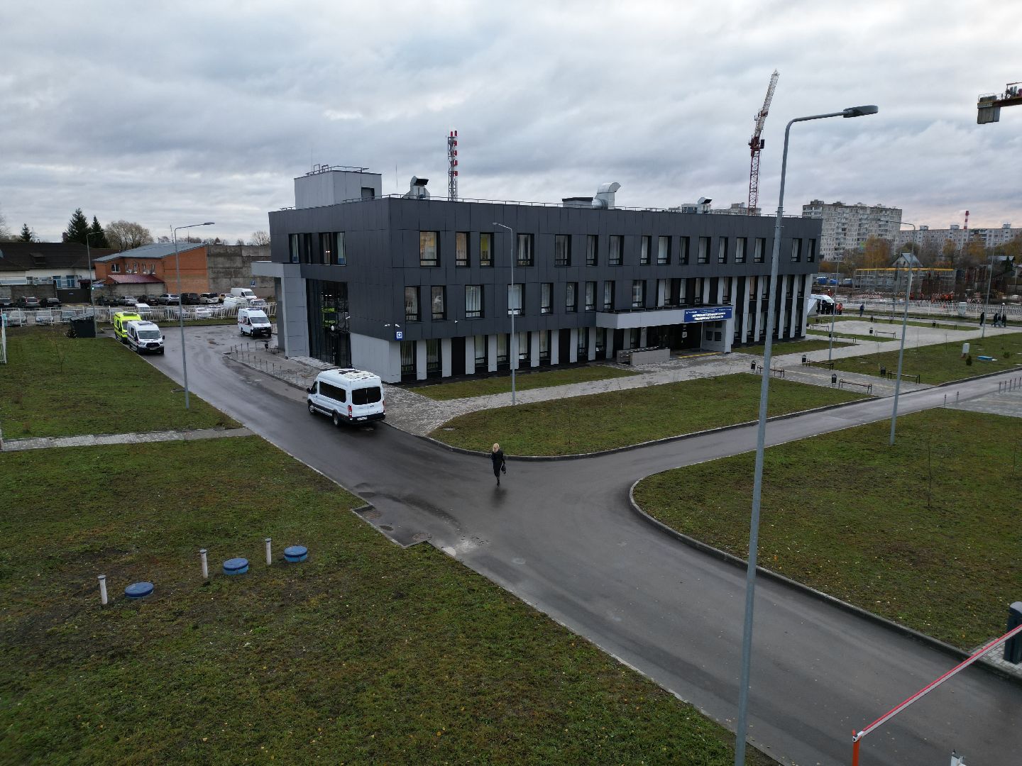 видео с коптера, медицина, строительство, ногинск,