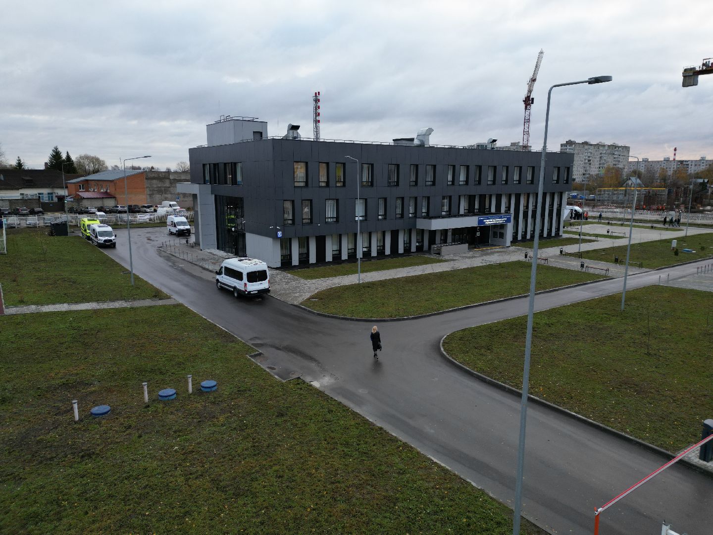 видео с коптера, медицина, строительство, ногинск,