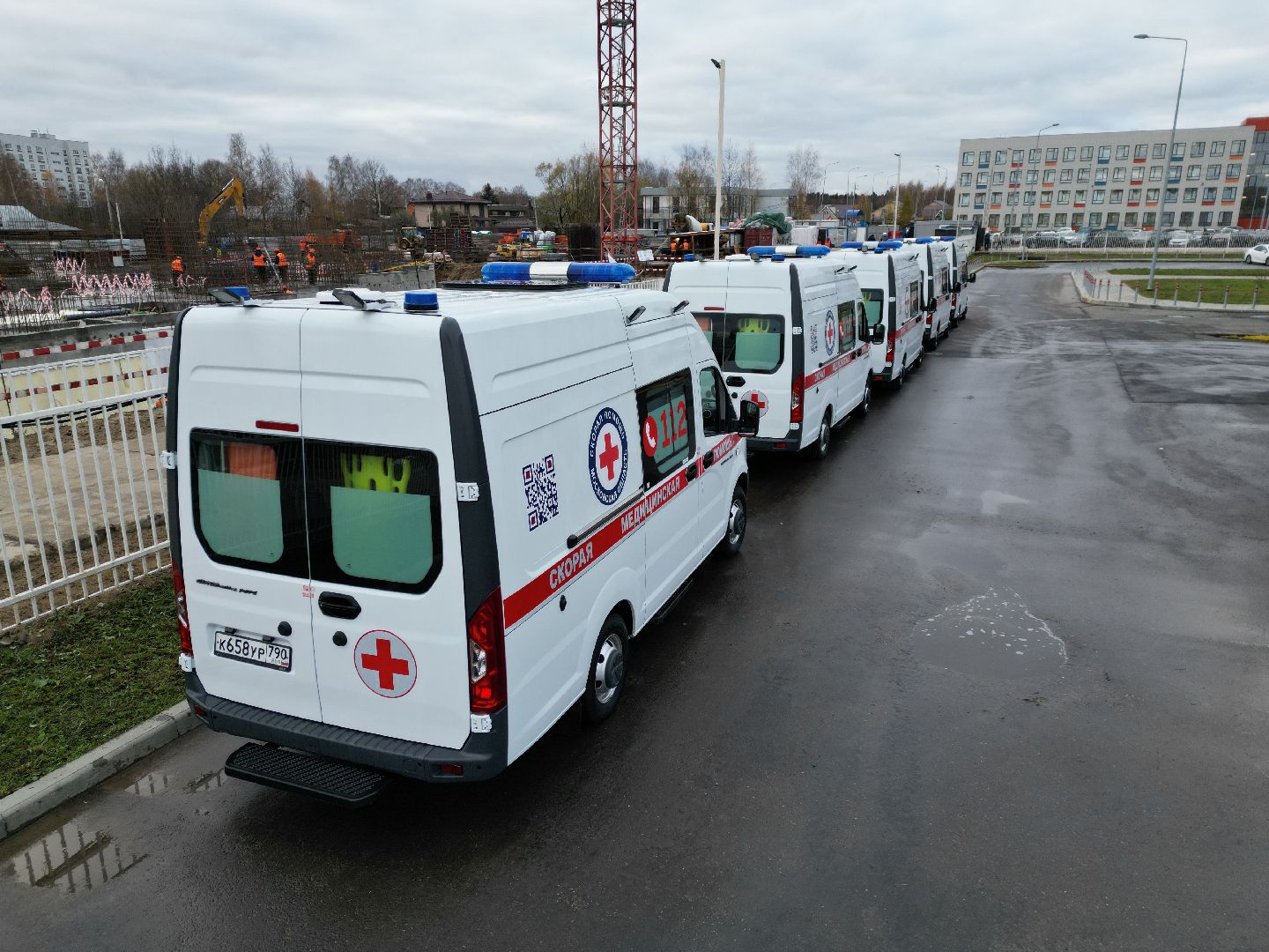 видео с коптера, медицина, строительство, ногинск,