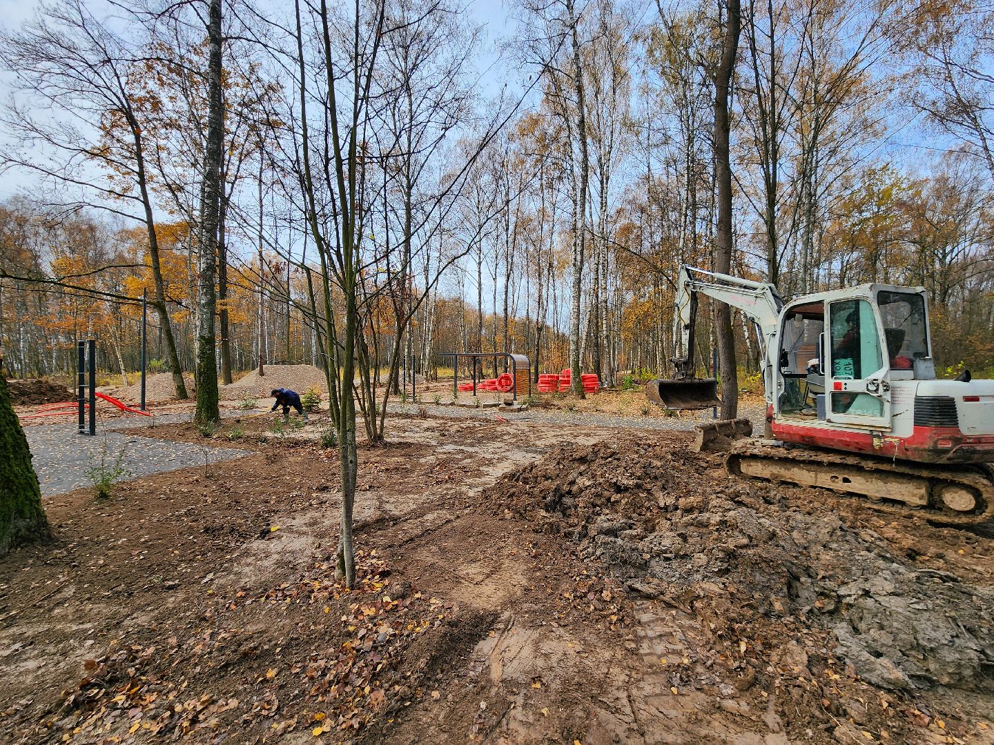 Чехов, микрорайон Губернский, лесопарк, лесопарковая зона отдыха, строительство, благоустройство, детские площадки, спортивные площадки, зоны отдыха, региональная программа Парки в лесу, вертикалки,