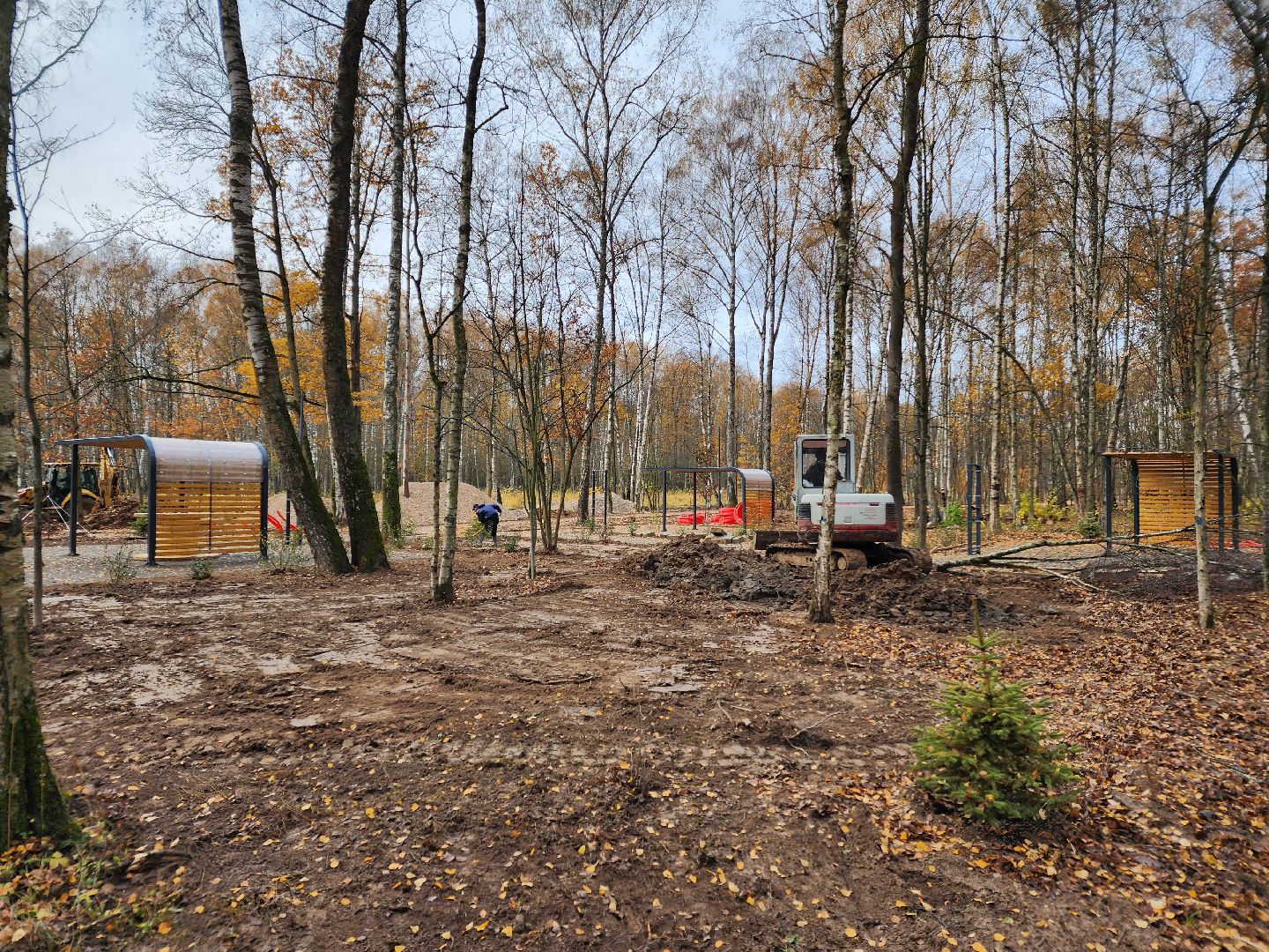 Чехов, микрорайон Губернский, лесопарк, лесопарковая зона отдыха, строительство, благоустройство, детские площадки, спортивные площадки, зоны отдыха, региональная программа Парки в лесу, вертикалки,