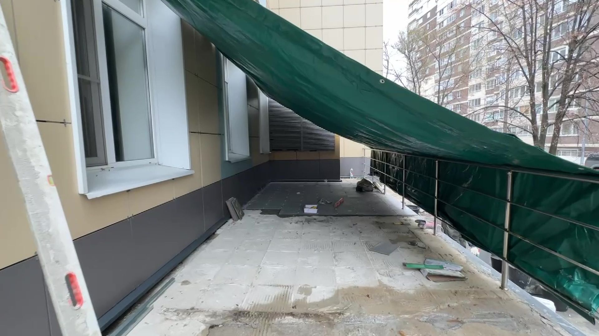 Реутов, вертикалки, ремонт фасада, медицина, строительство, детская поликлиника,