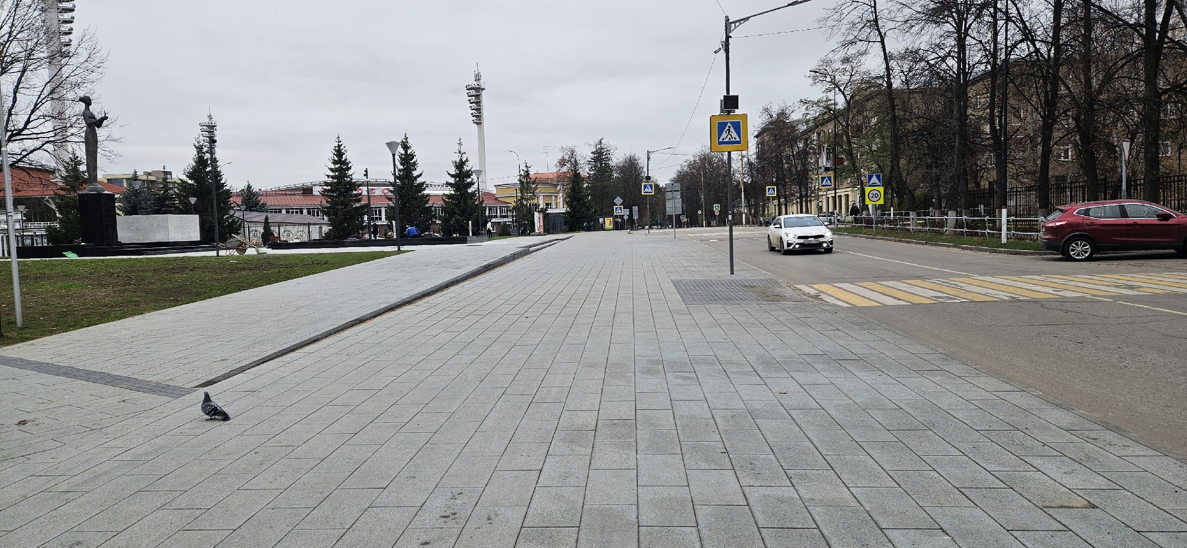 вечный огонь, сквер, Жуковский, уборка, вертикалки,