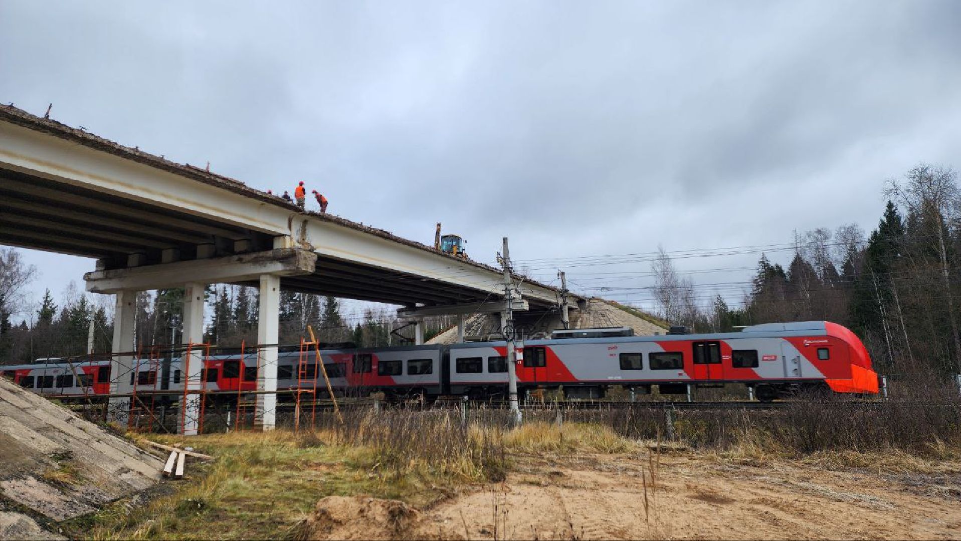 Солнечногорск, вертикалки, дороги, капремонт путепровода, Обуховское шоссе,