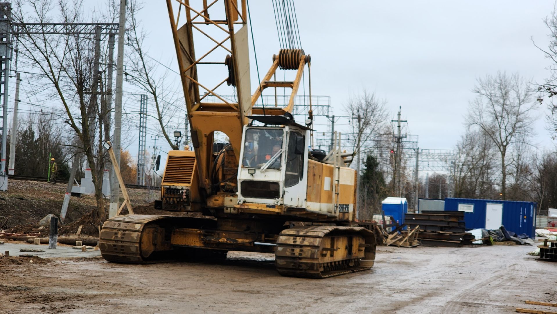 наземный переход, Строительство, Лобня, вертикалки,