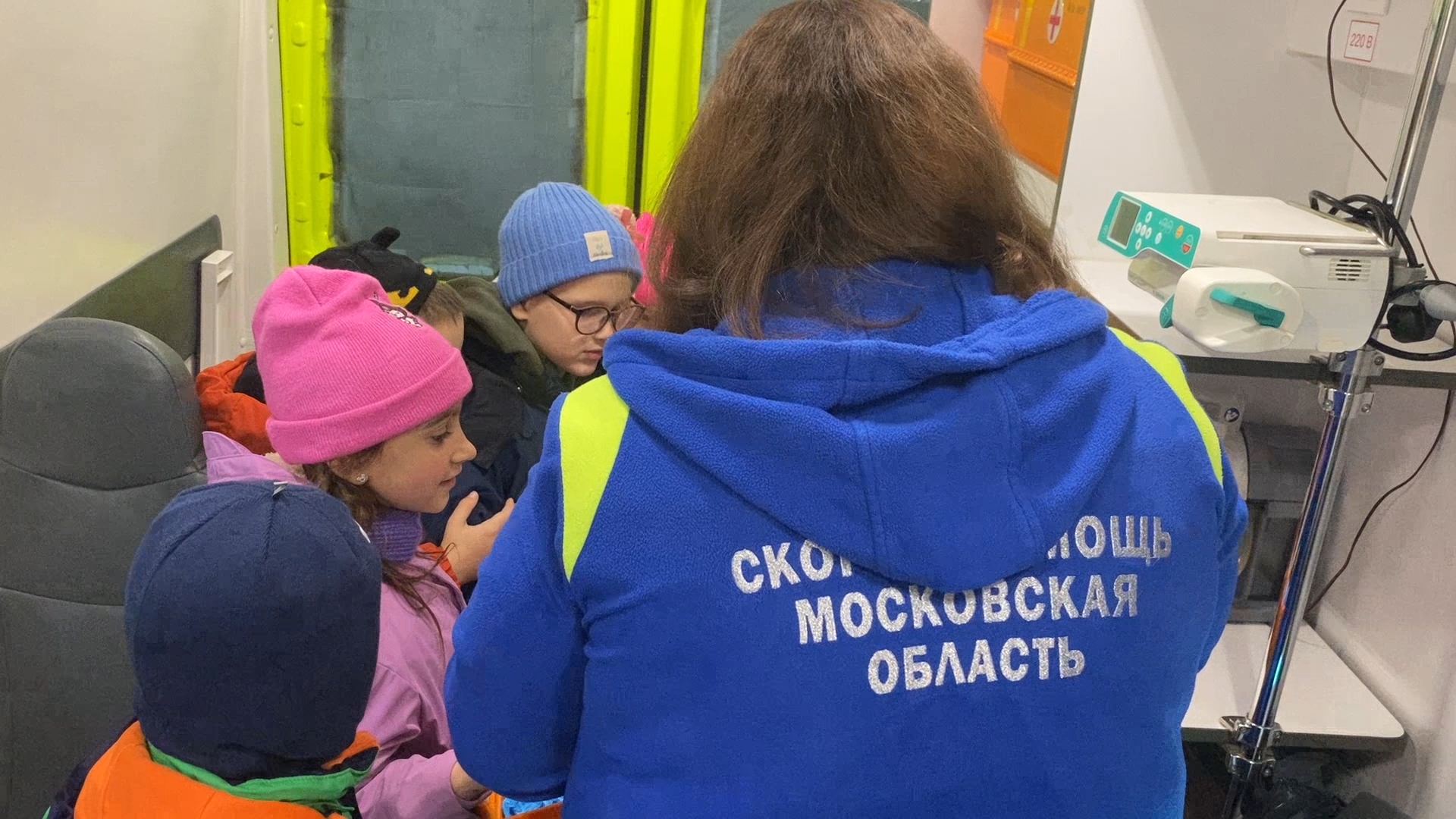 профориентация для дошколят, скорая помощь, станция скорой помощи, Скорая помощь Одинцово, экскурсия до дошкольников, Одинцово
