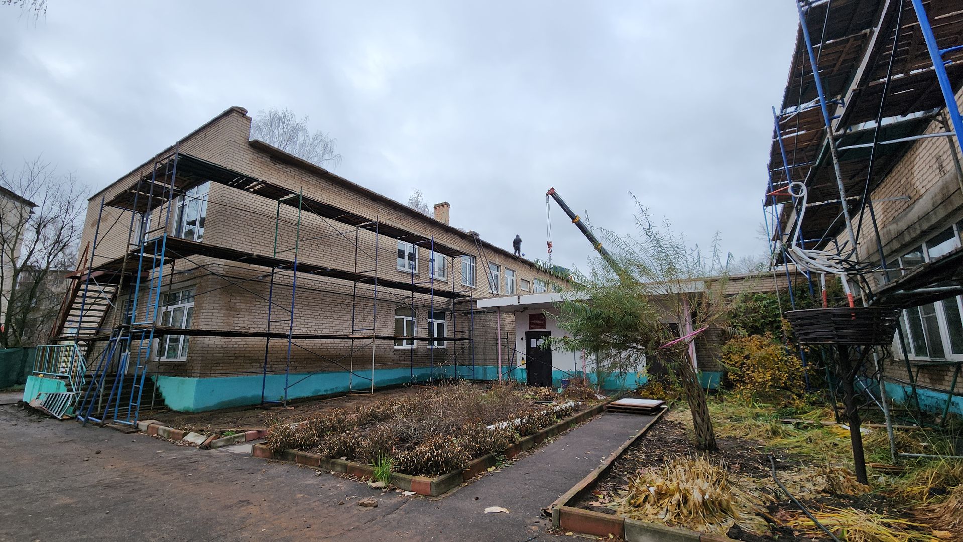 строительство, капремонт, детский сад, капремонт детского сада, Лосино-Петровский, вертикалки,