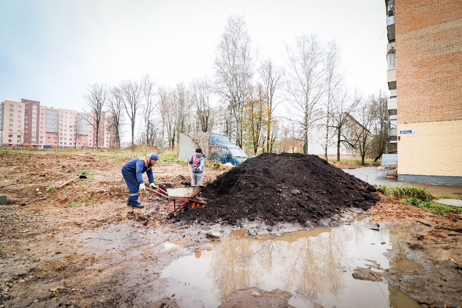 Клин, общество, благоустройство, вертикалки,