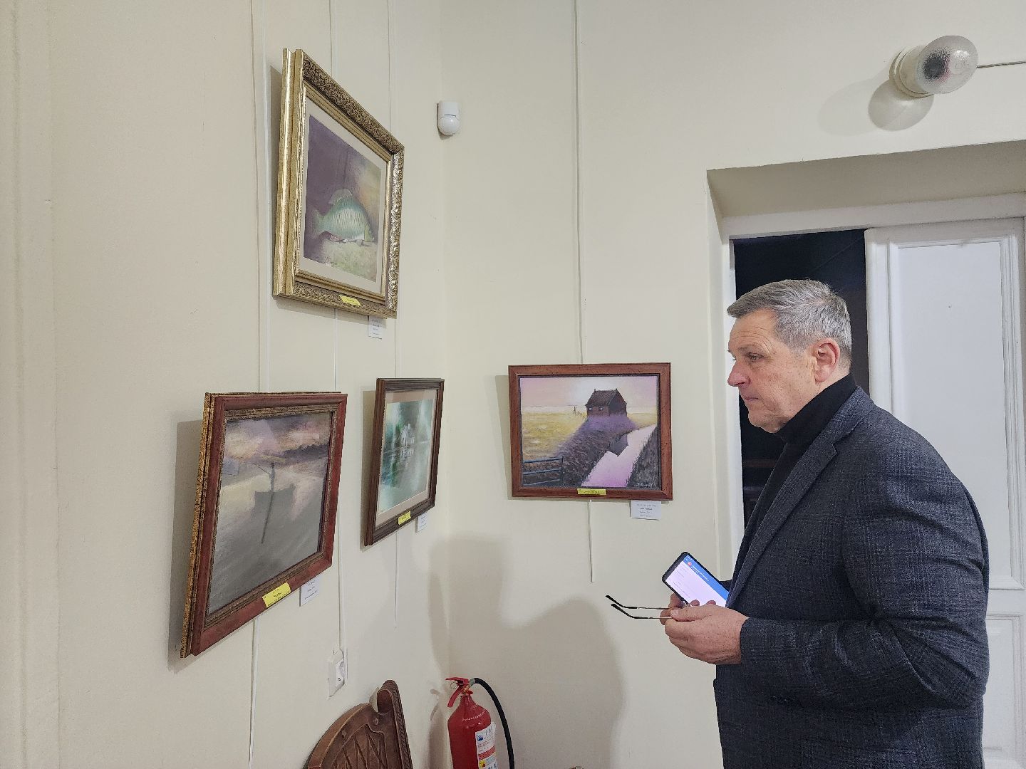 выставка, картины,