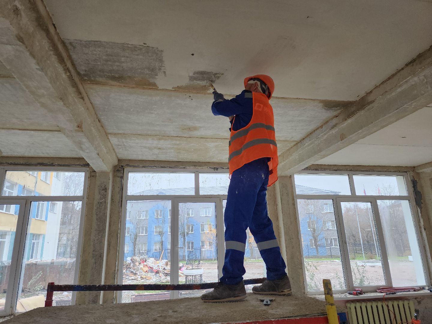 серпухов, подмосковье, капремонт школы, президентская программа, вертикалки,