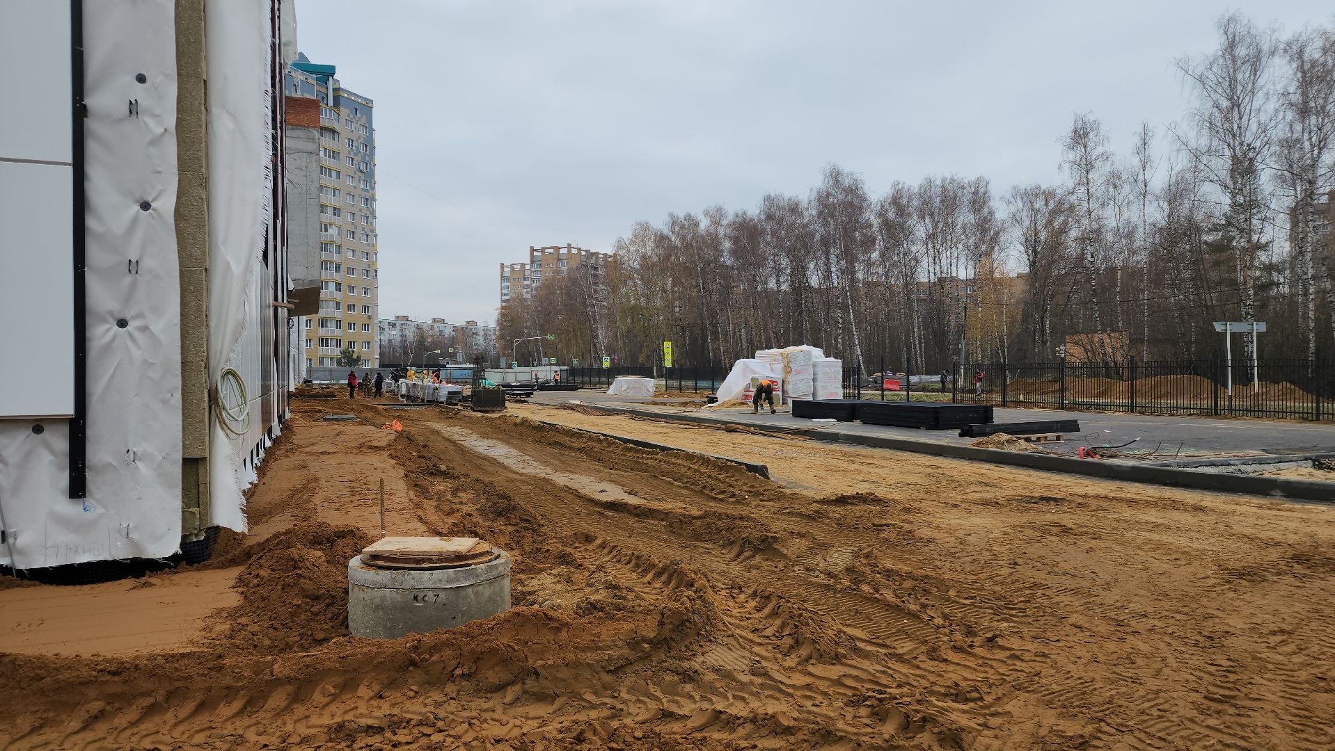 строительство, школа в квартале надежда, ступино, вертикалки,