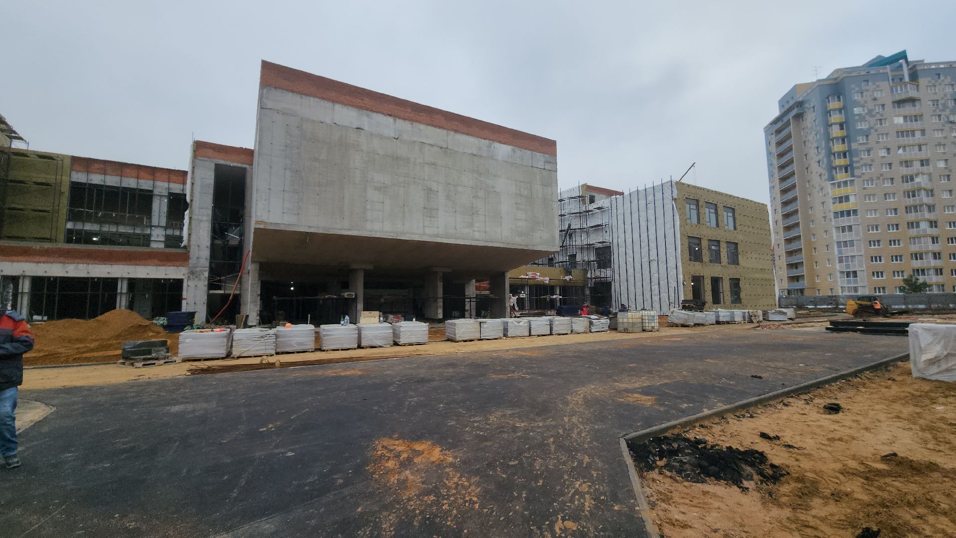 строительство, школа в квартале надежда, ступино, вертикалки,