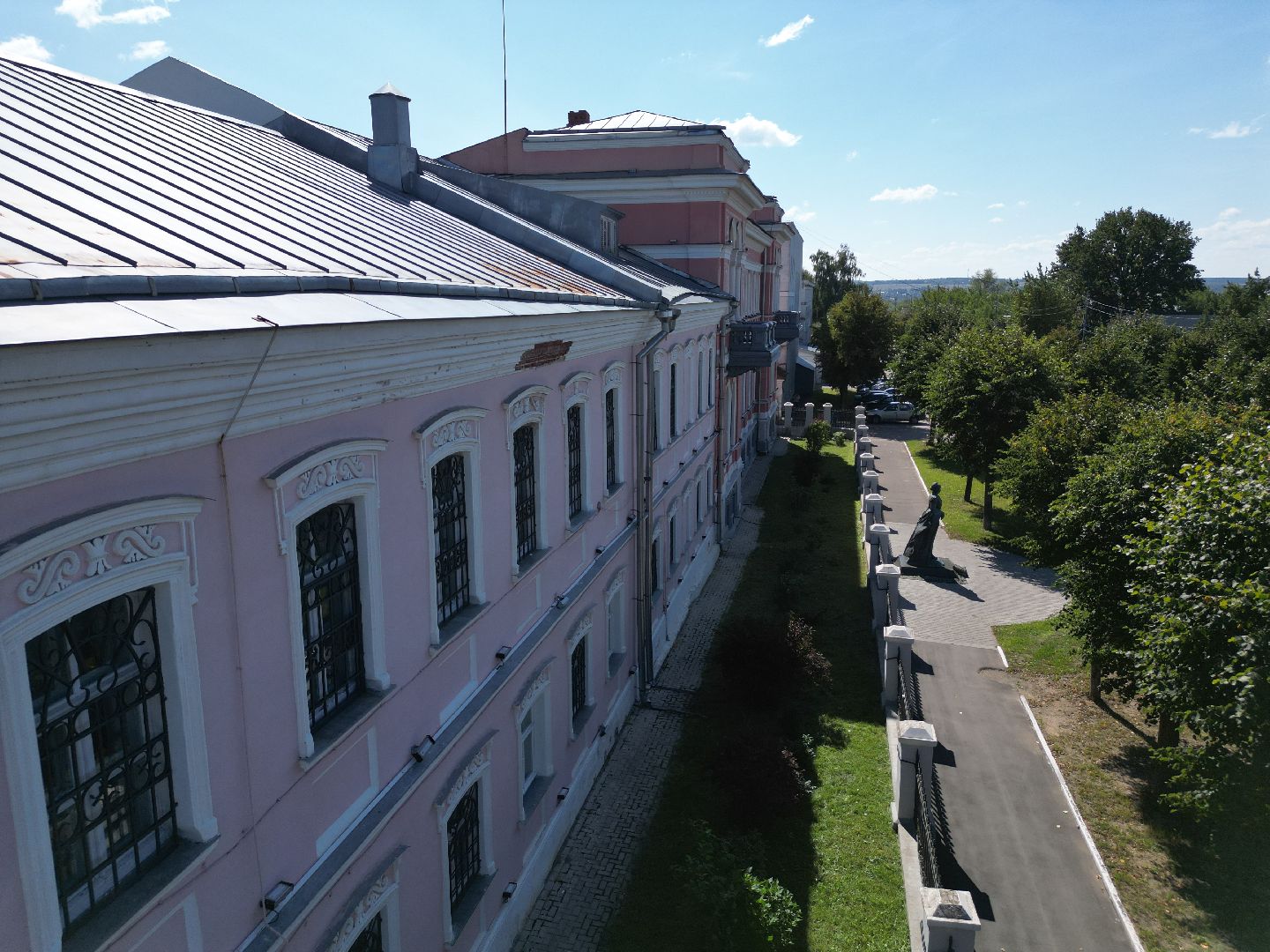 видео с коптера, серпухов, музей, интернет,