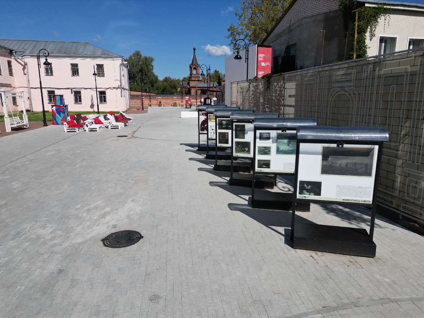 видео с коптера, серпухов, музей, интернет,