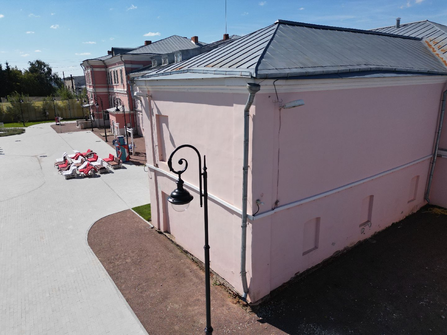 видео с коптера, серпухов, музей, интернет,