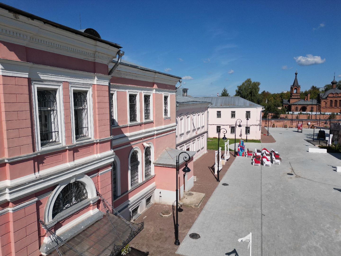 видео с коптера, серпухов, музей, интернет,