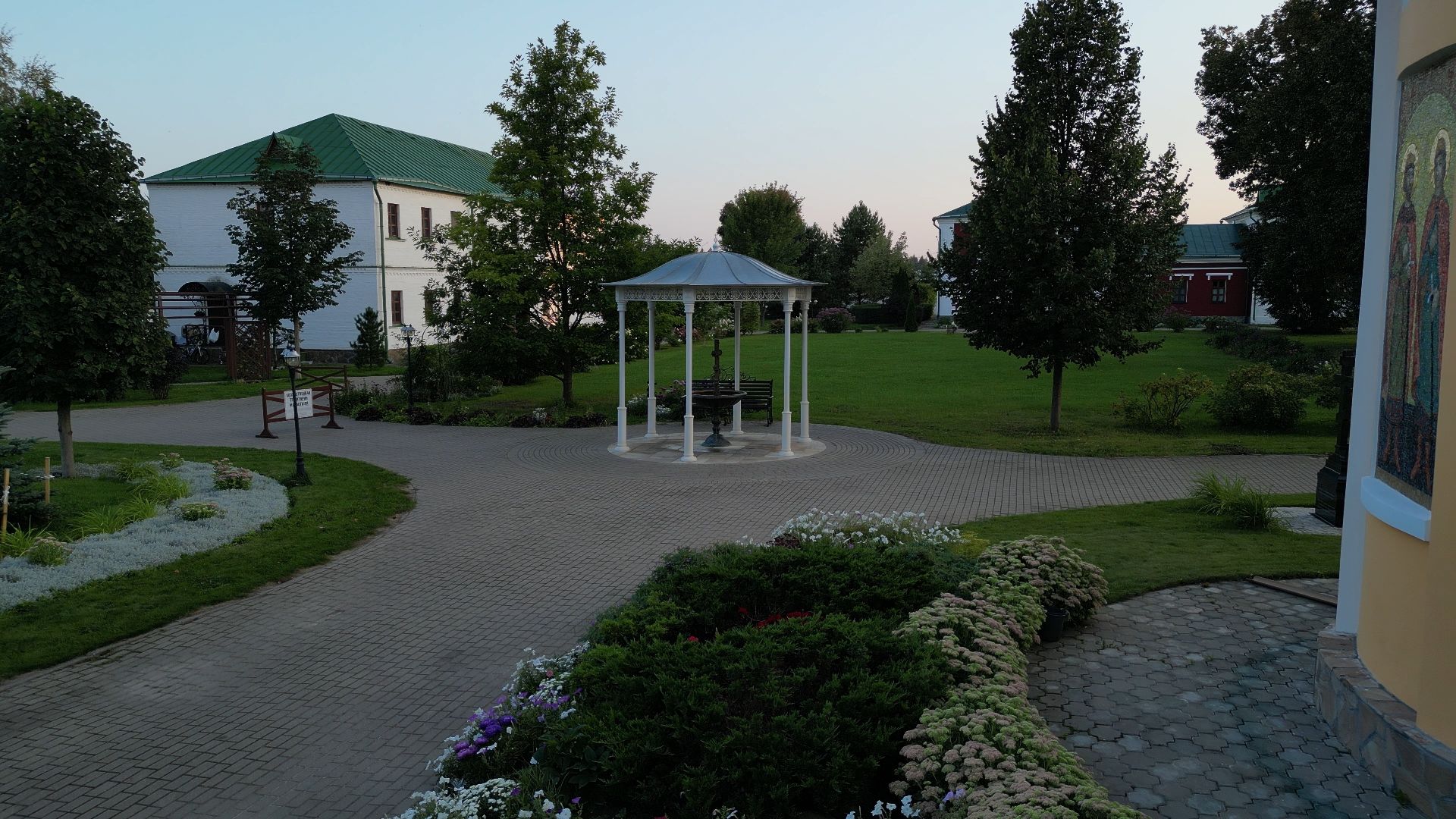 видео с коптера, истра, монастырь, религия, архитектура,