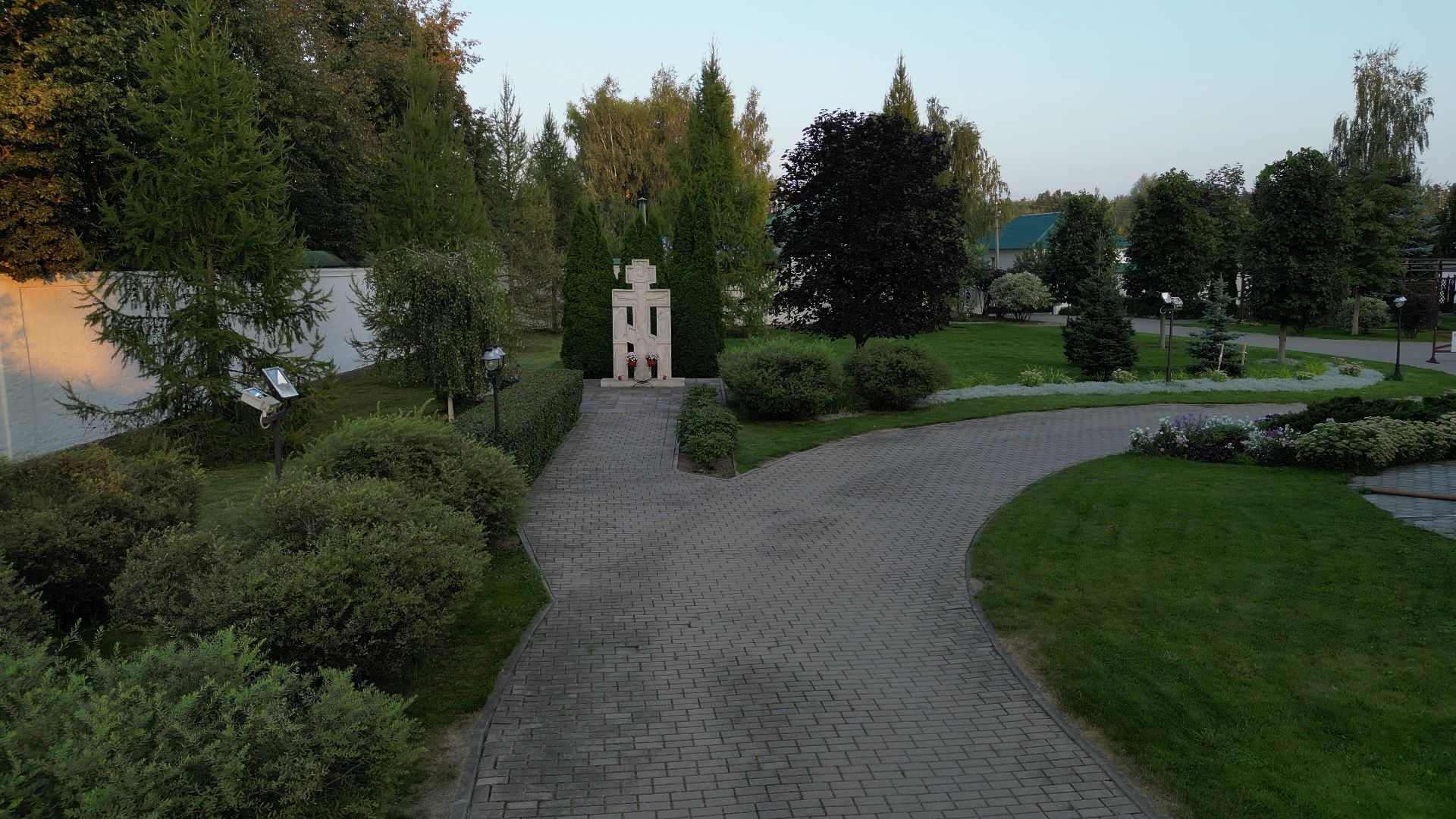 видео с коптера, истра, монастырь, религия, архитектура,