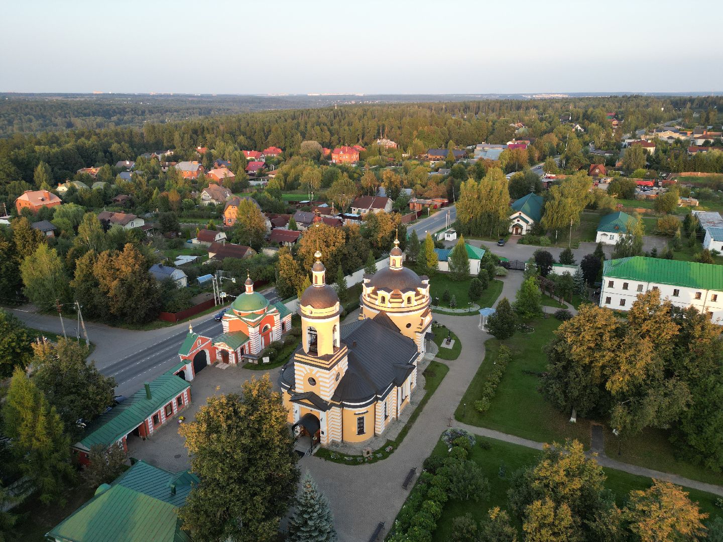 видео с коптера, истра, монастырь, религия, архитектура,