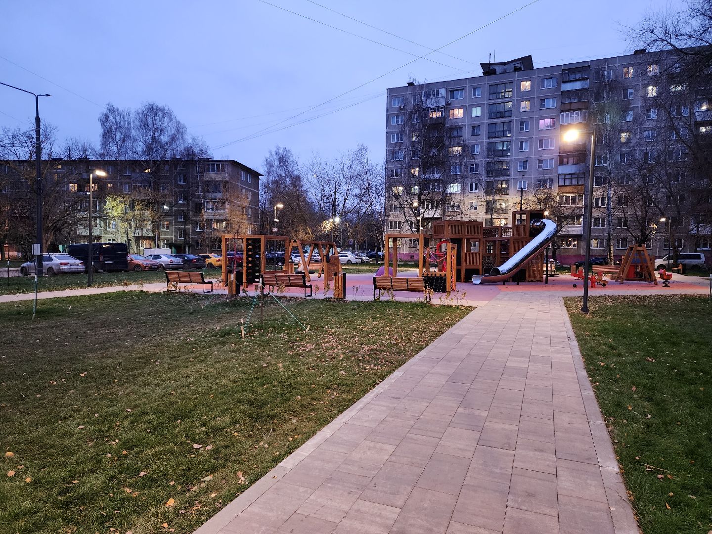 раменское, благоустройство, сквер на коммунистической 19, вертикалка,