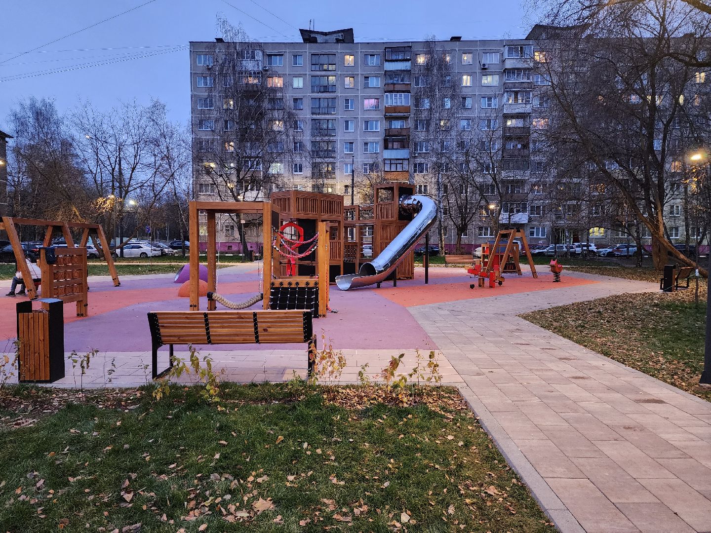 раменское, благоустройство, сквер на коммунистической 19, вертикалка,