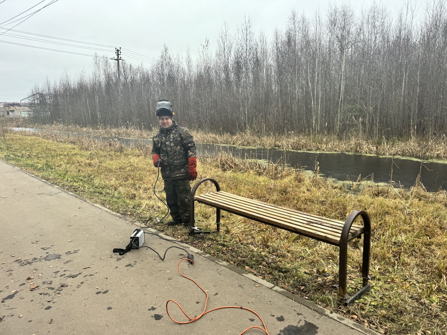 шаховская, установка лавочки, новая лавка, скамейки, вертикалки, добродел,