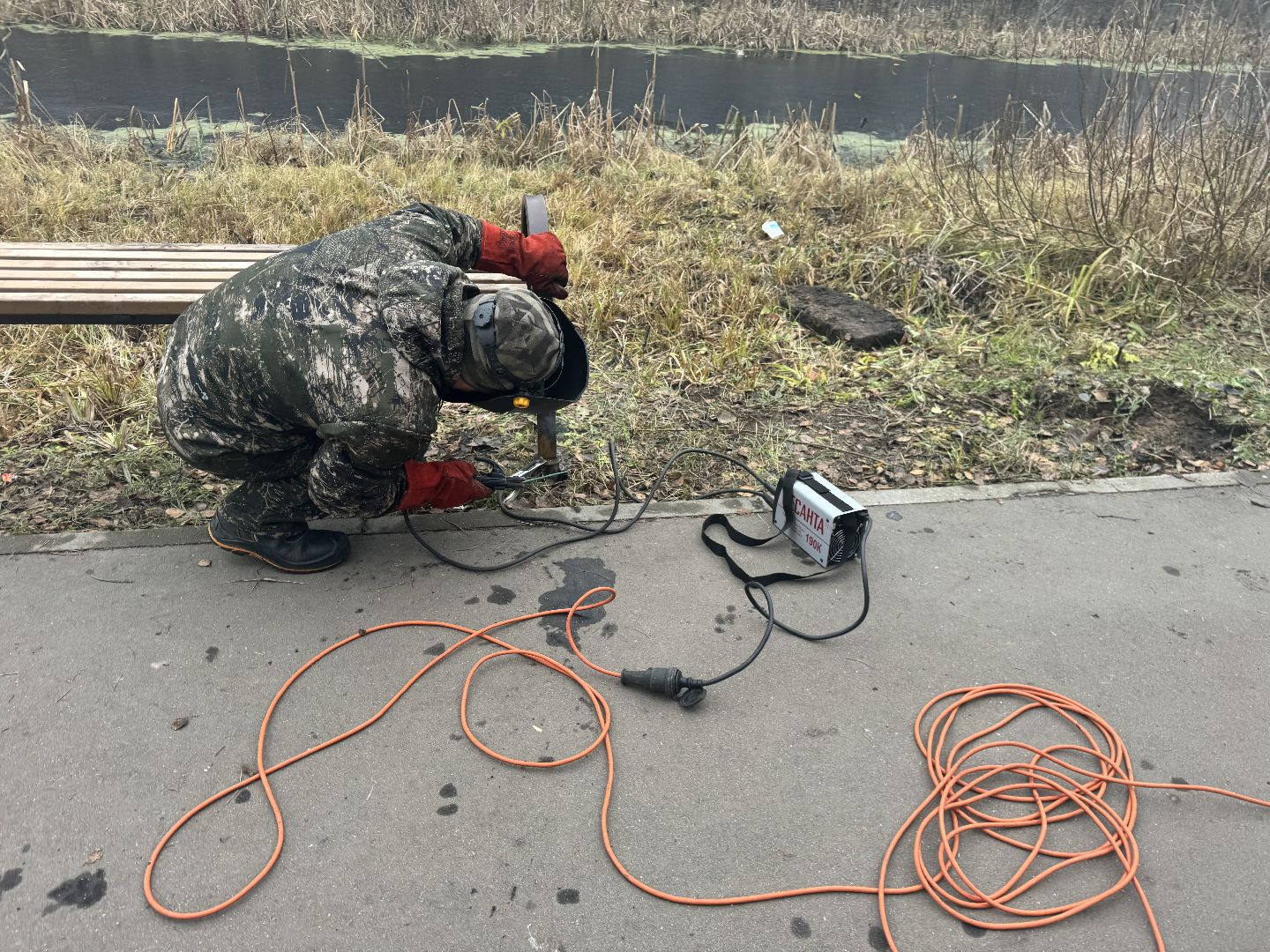 шаховская, установка лавочки, новая лавка, скамейки, вертикалки, добродел,