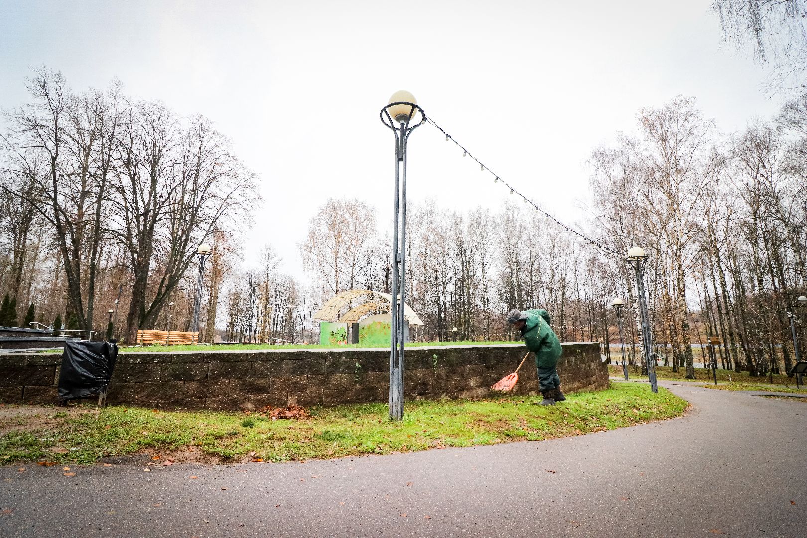 Клин, общество, ЖКХ, парки, уборка листвы, вертикалки,