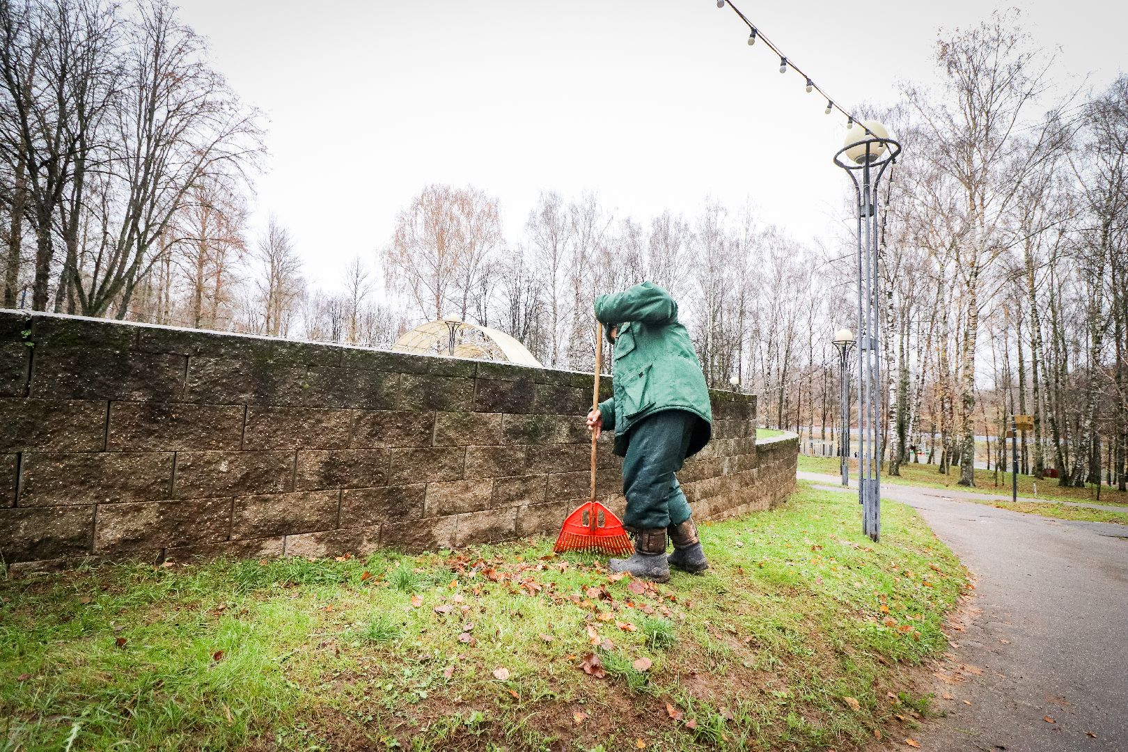 Клин, общество, ЖКХ, парки, уборка листвы, вертикалки,