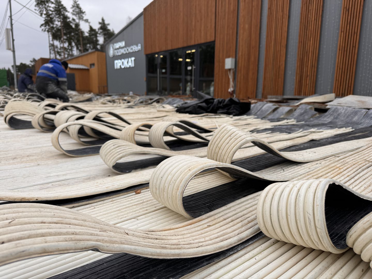 Одинцово, парк малевича, хоккейная коробка,вертикалка, Вертикальное видео,