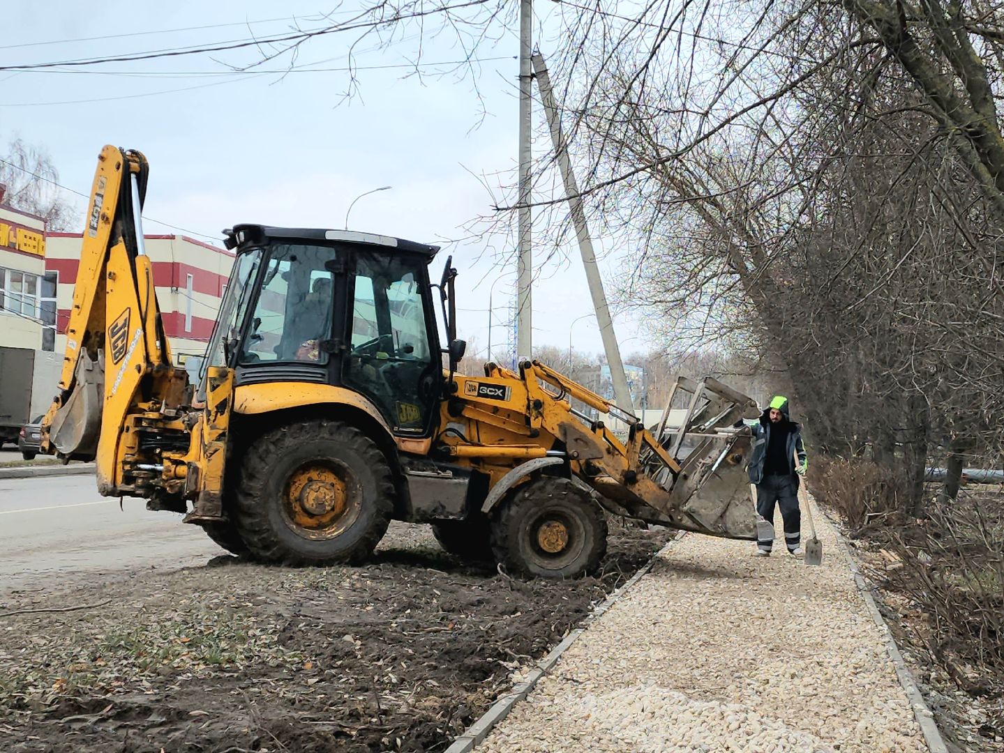 асфальтирование, пешеходная зона, Лобня, вертикалки,