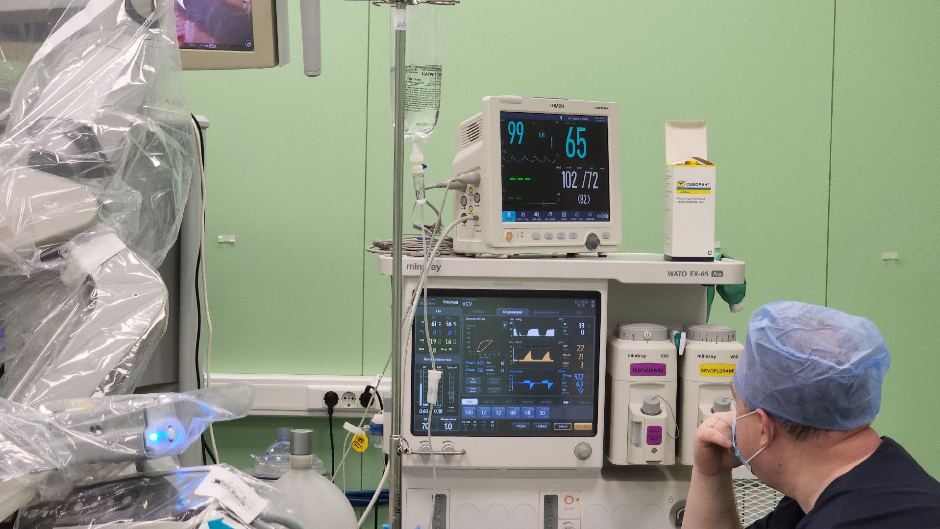 воскресенск, здравоохранение мо, операция, робот da vinci,