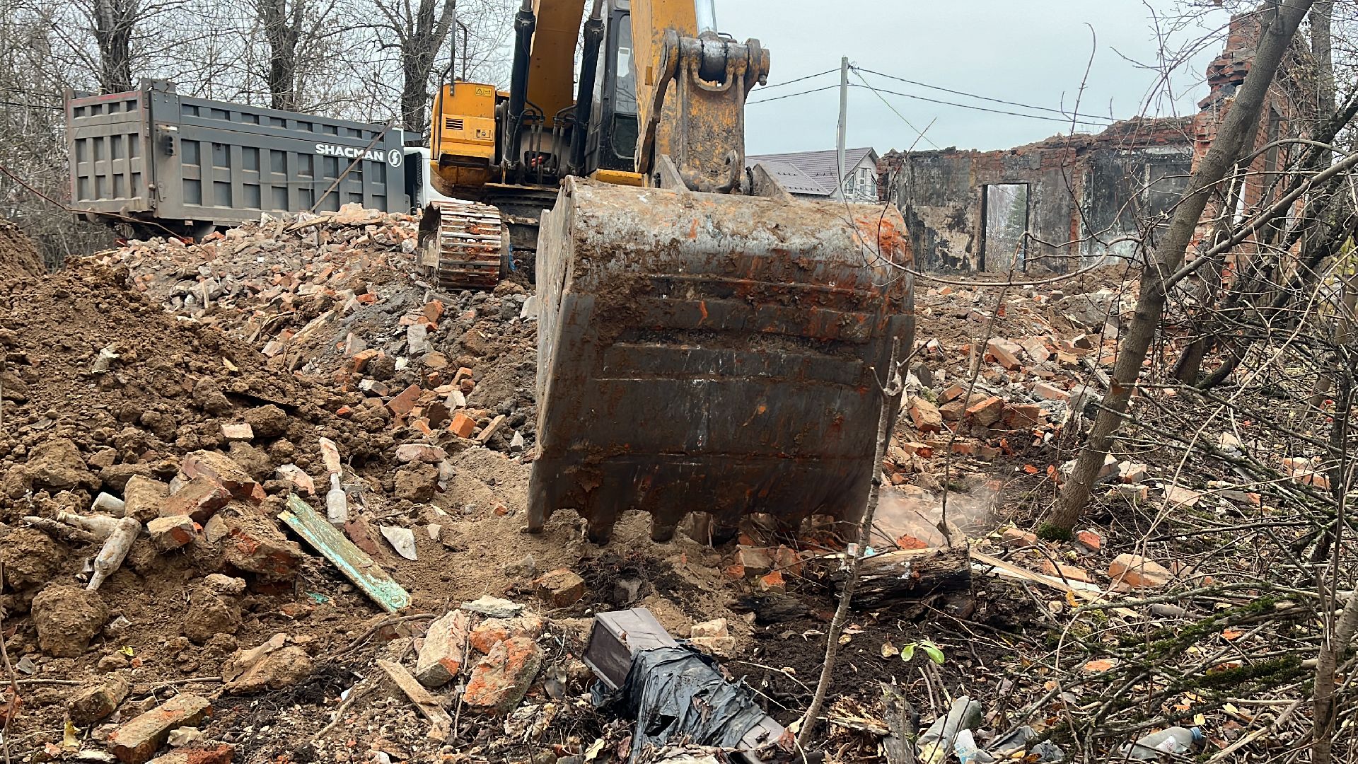волоколамск, снос здания, аварийное жилье, снесли дом, вертикалки,