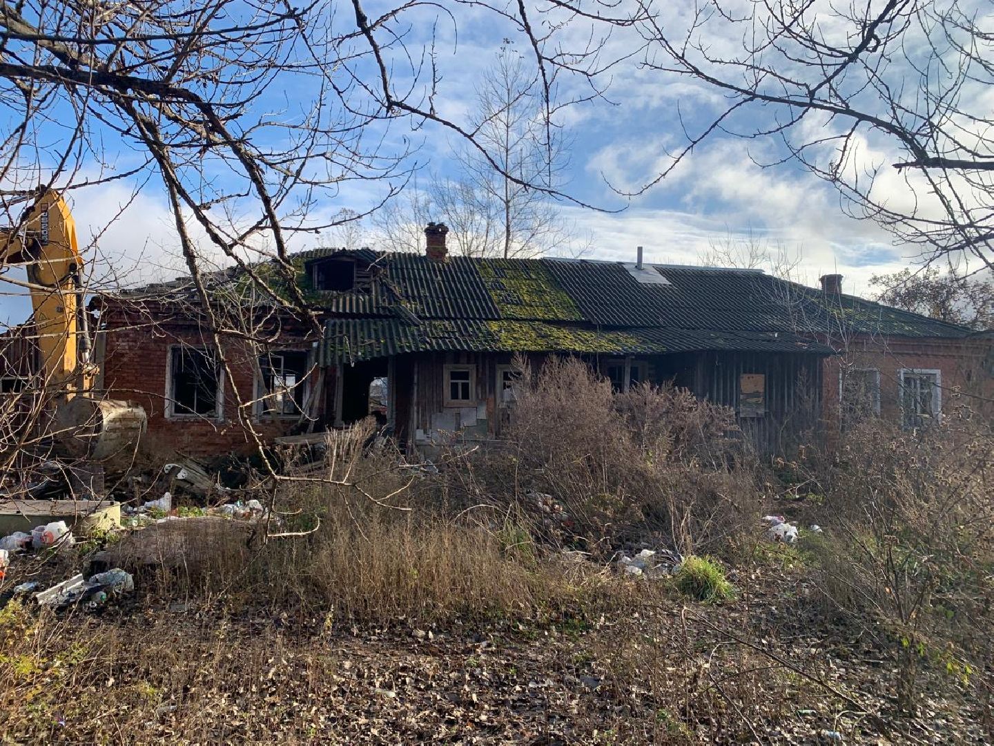 волоколамск, снос здания, аварийное жилье, снесли дом, вертикалки,