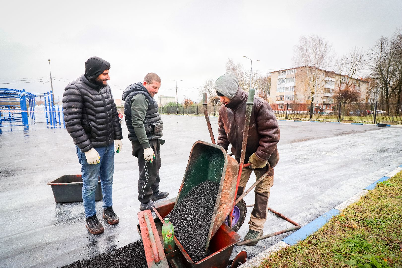 Клин, общество, строительство, спорт, спортивные площадки, вертикалки,