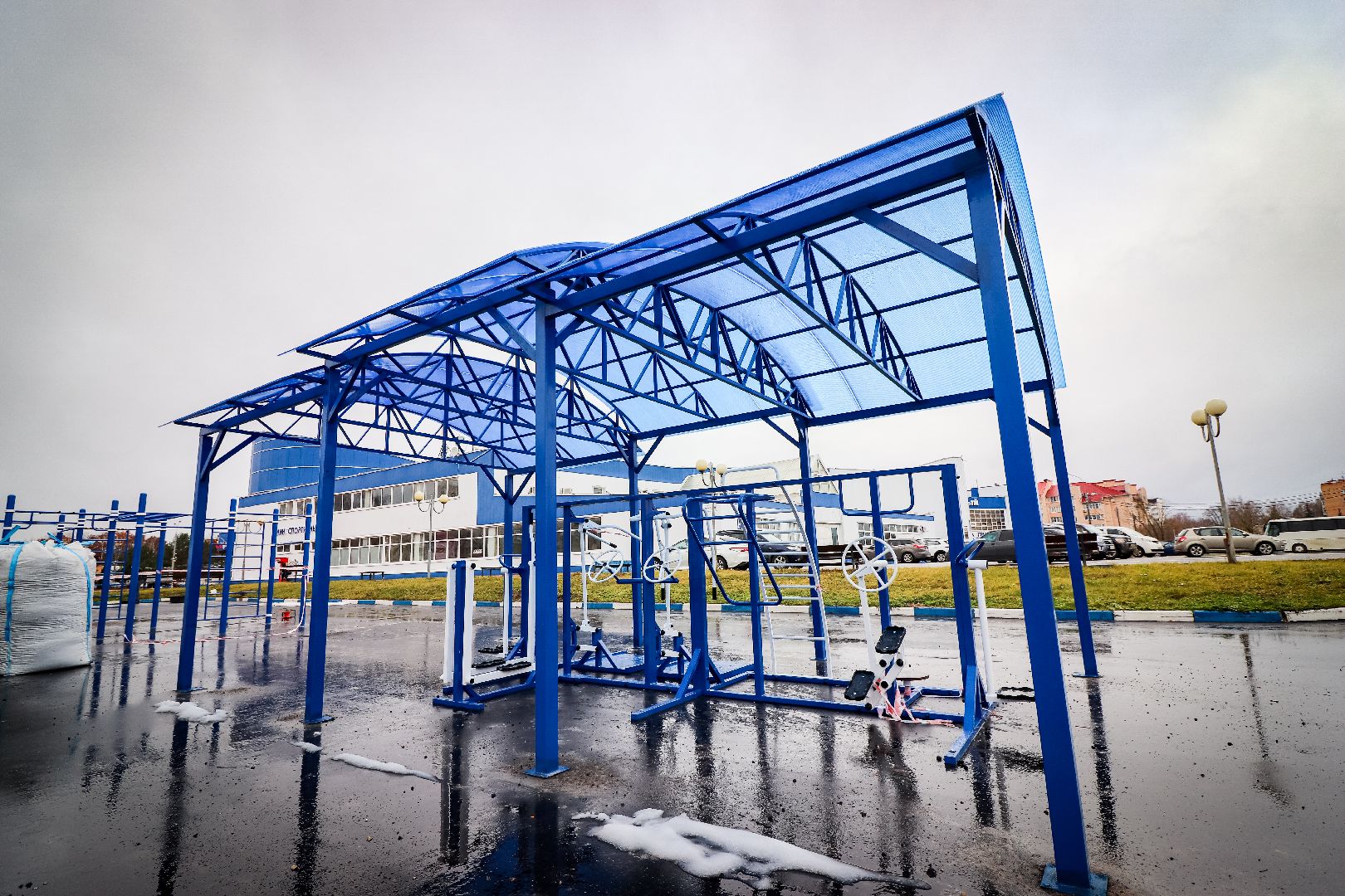 Клин, общество, строительство, спорт, спортивные площадки, вертикалки,