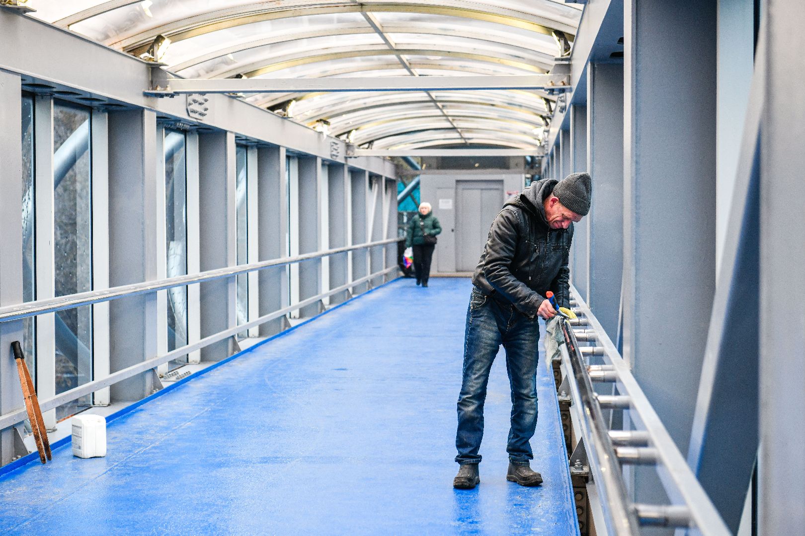 переход, ремонт, надземный переход, химки, вертикалки,