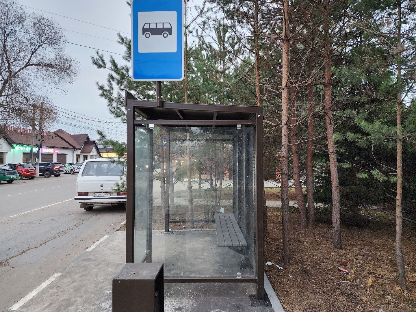 раменское, дороги, новый остановочный павильон, поселок ильинский, улица островского,