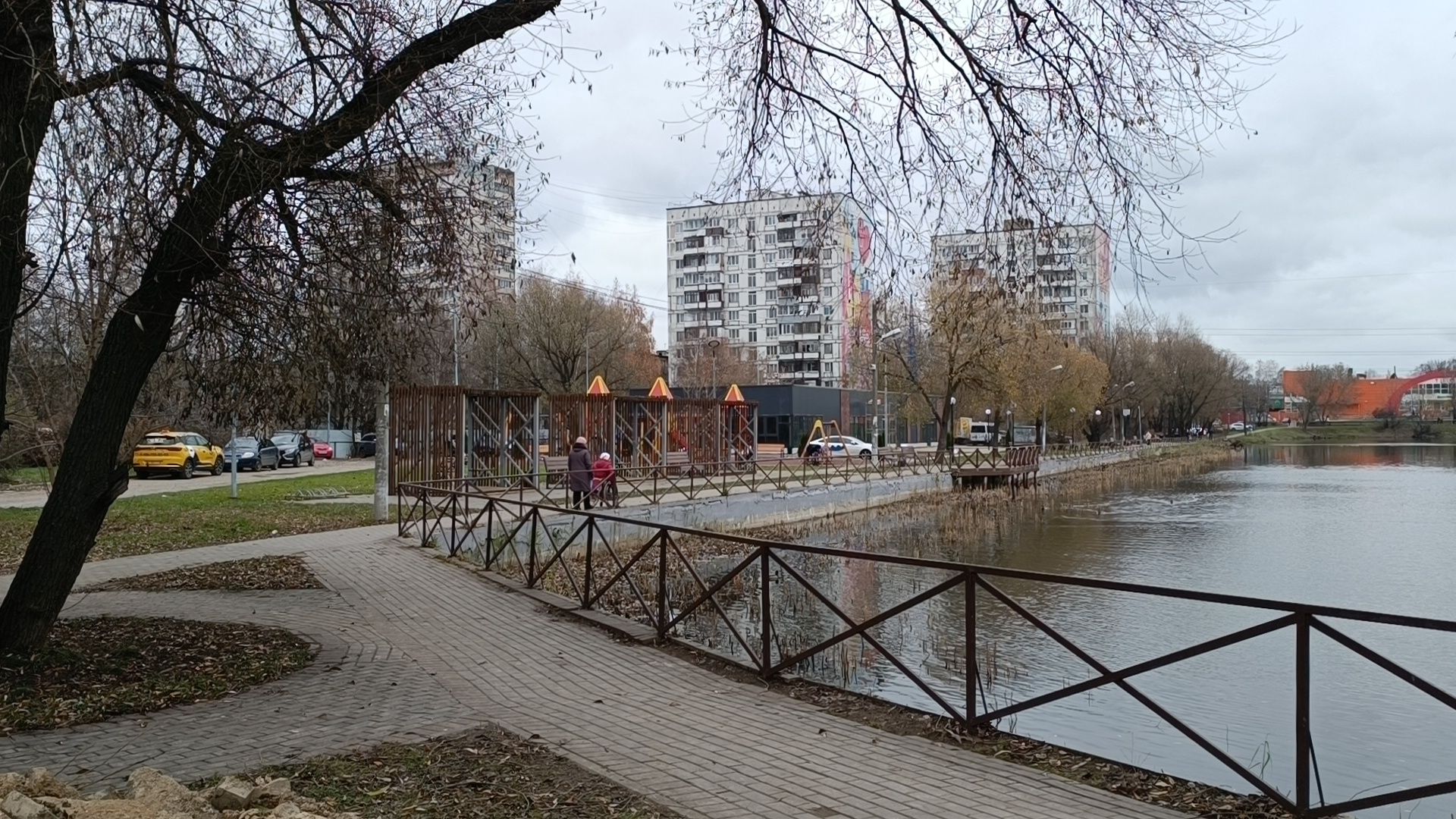 благоустройство, лобня, пешеходная дорожка, вертикалки,