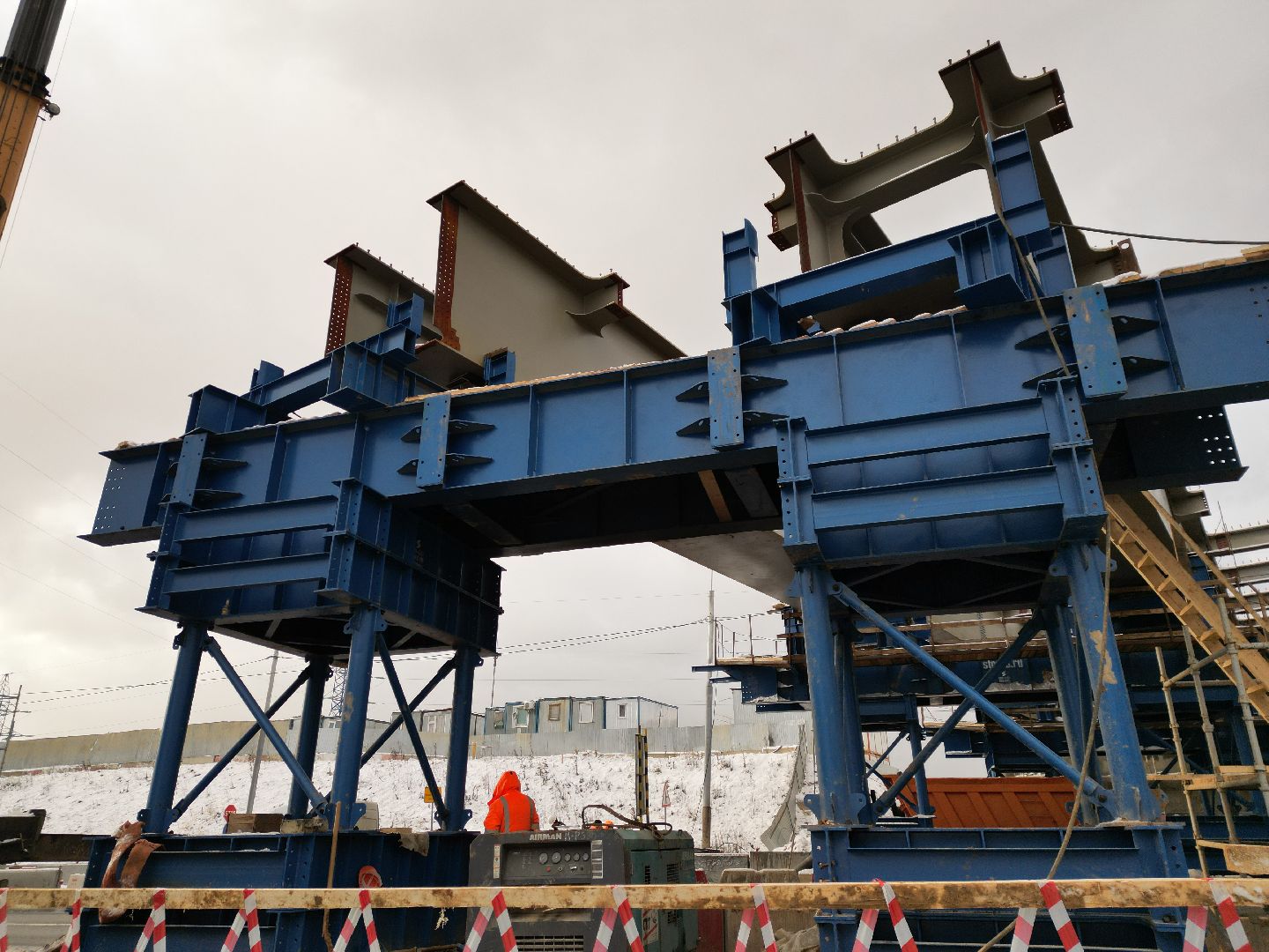 видео с коптера, дороги, строительство,