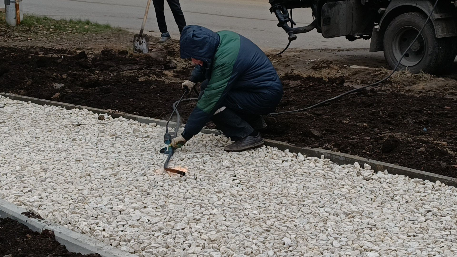 благоустройство, лобня, пешеходная дорожка,вертикалки,
