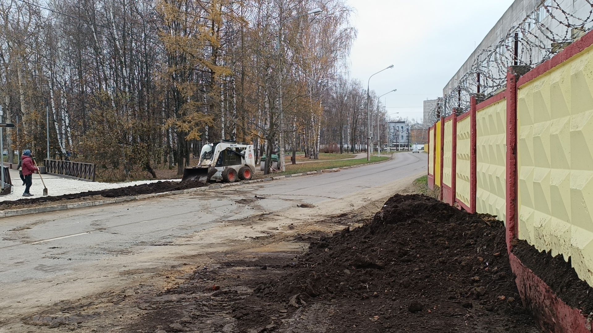 благоустройство, лобня, пешеходная дорожка,вертикалки,