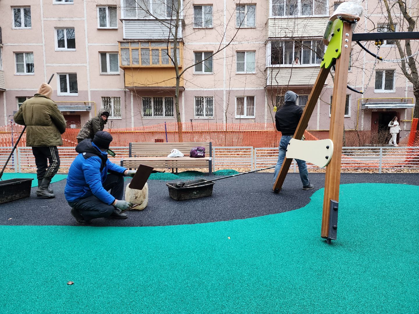 раменское, благоустройство, новая детская площадка, поселок ильинский, улица островского, вертикалки,