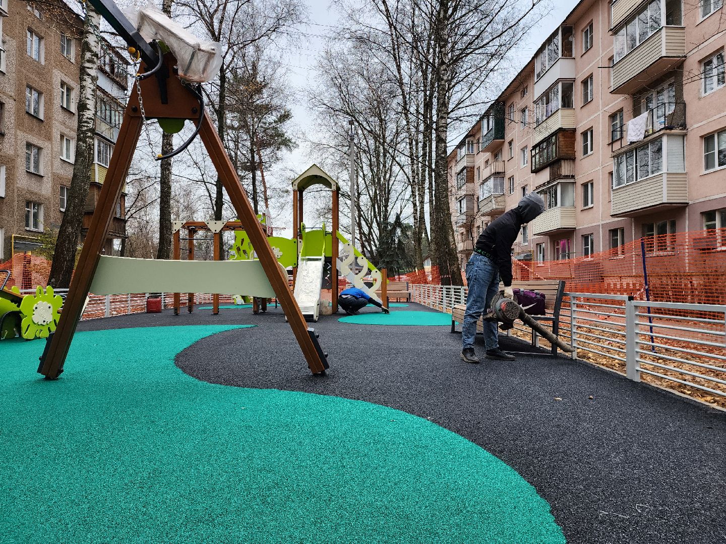 раменское, благоустройство, новая детская площадка, поселок ильинский, улица островского, вертикалки,