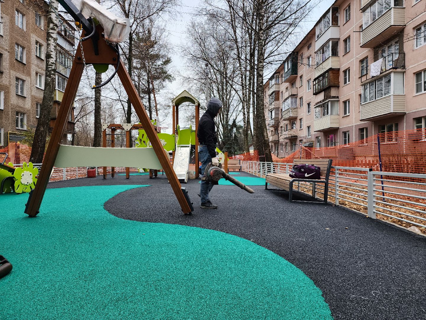 раменское, благоустройство, новая детская площадка, поселок ильинский, улица островского, вертикалки,