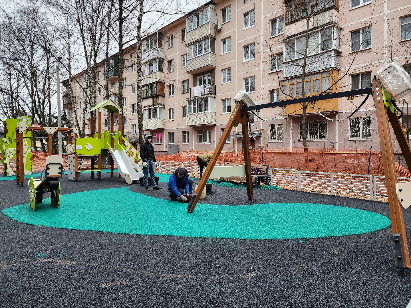 раменское, благоустройство, новая детская площадка, поселок ильинский, улица островского, вертикалки,
