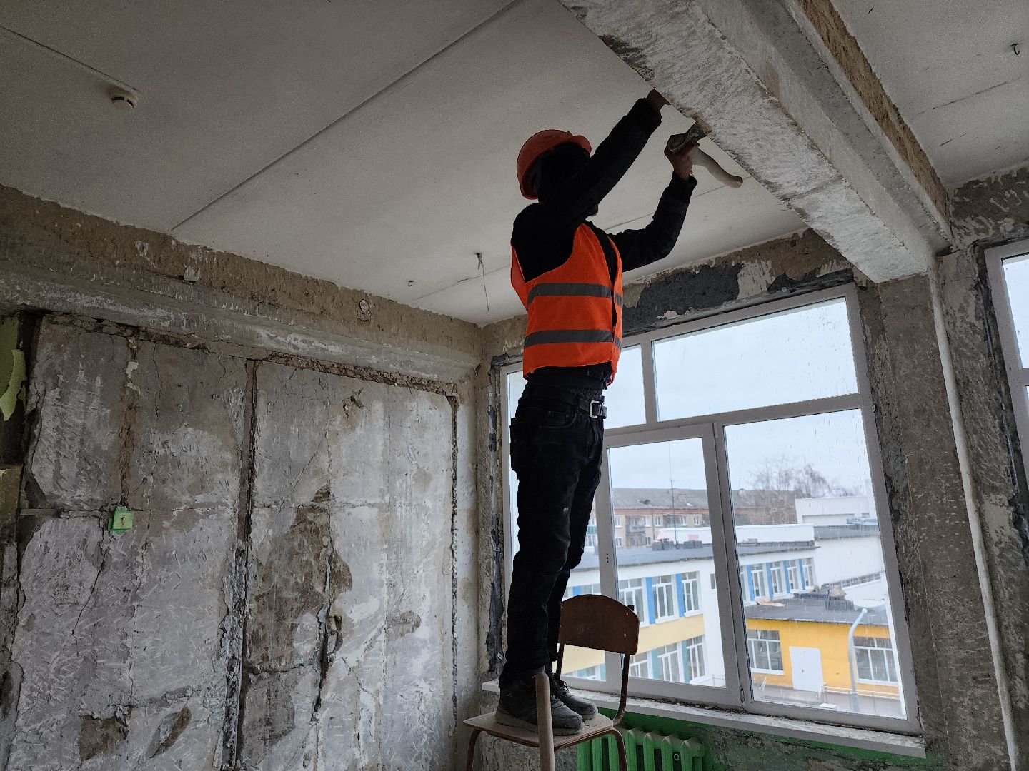 серпухов, подмосковье, капремонт школы, президентская программа, улица советская, вертикалки,