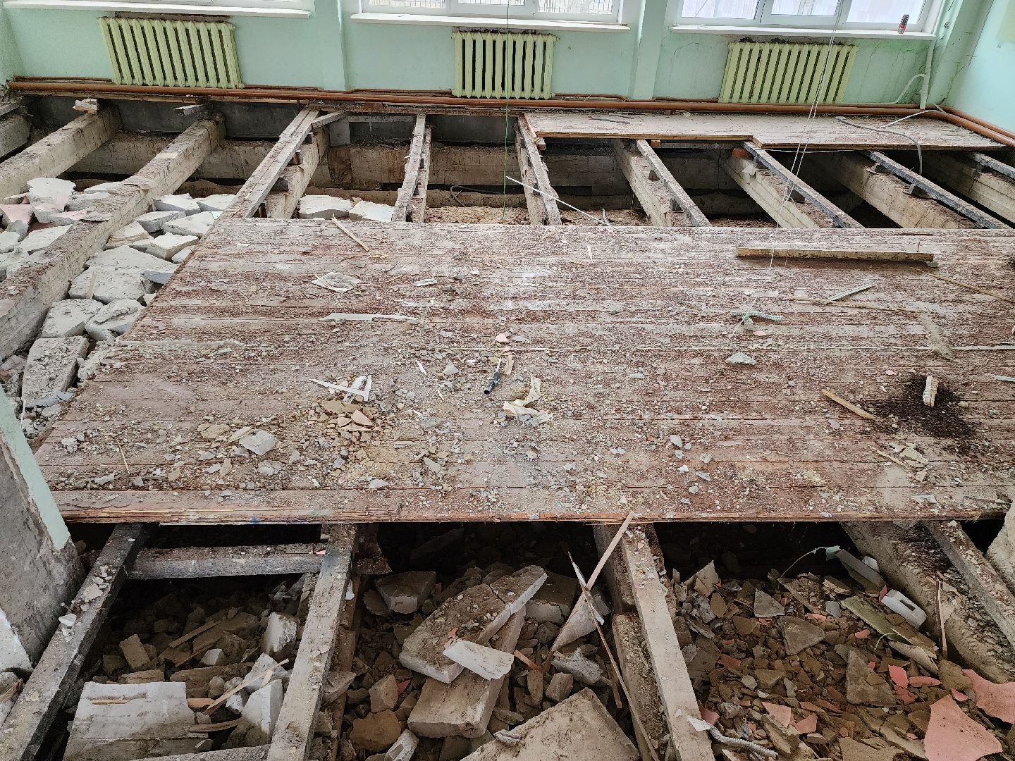 серпухов, подмосковье, капремонт школы, президентская программа, школа 9, вертикалки,